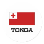Tonga Flag stickers