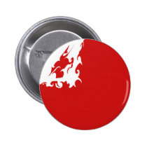 Tonga Gnarly Flag buttons
