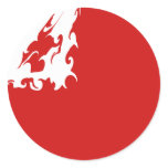 Tonga Gnarly Flag stickers