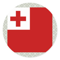 Tonga High quality Flag Sticker