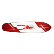 Tonga Manga girl dressed in Flag Skateboards