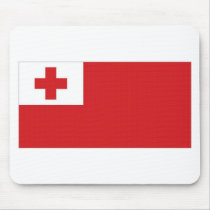 Tonga National Flag mousepads