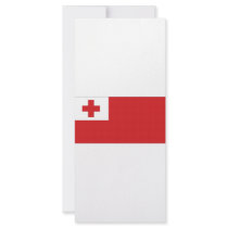 Tonga National Flag Personalized Rack Card