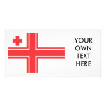 Tonga Navy Flag Photo Card Template