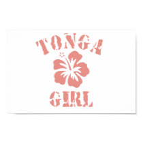 Tonga Pink Girl posters