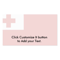 Tonga, United Arab Emirates flag Business Card
