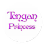 Tongan Princess stickers