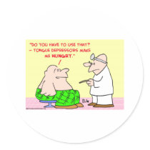 tongue depressors make me hungry stickers by rexfmay tongue depressors make me hungry stickers