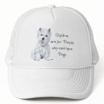 Tongue in Cheek Westie Wisdom - Children . . . Hats