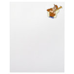 tongue out batter letterhead design