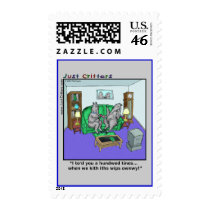 Tongue-Tied postage by JustCritters Tongue-Tied postage