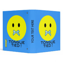 'tongue tied ' SMILEY FACE BINDER by just_saying 'tongue tied ' SMILEY FACE BINDER