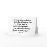Tongue Twister Doctor Doctors Another Doctor cards