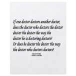 Tongue Twister Doctor Doctors Another Doctor flyers
