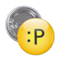 Tongue Txt Smiley Button buttons