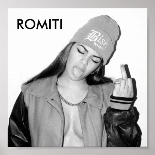 TONI ROMITI BISH WHET POSTER | Zazzle