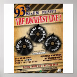 Toni Rowland Rockfest Poster