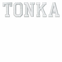 TONKA Athletic zip-up embroidered shirts