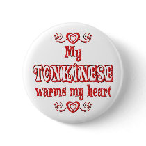 Tonkinese Cats Warm My Heart buttons