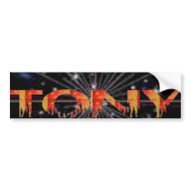Tony space bumper stickers by pastormullins Tony space bumper stickers