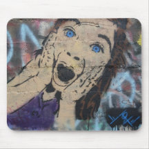 Tonza's Creaming Girl Stencil Mouse Pads