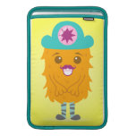 Too adorable orange monster with a hat ipad sleeves