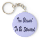 Too Blessed Purple keychains
