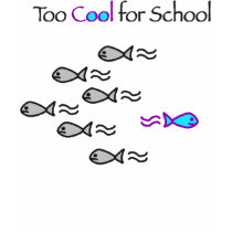 Too Cool for School - Fish Kid's Shirt by XSarenkaX Too Cool for School - Fish Kid's Shirt
