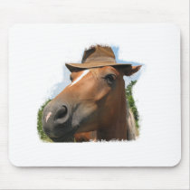 Too Cool Humorous Horses mousepads