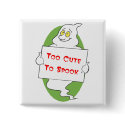 Too Cute Halloween buttons