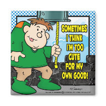 Too Cute Refrigerator Magnet