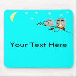 TOO CUTE OWLS Mousepad