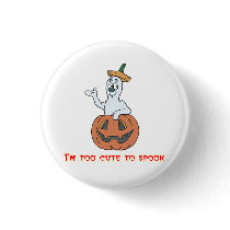 Too Cute & Pumpkin buttons