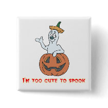 Too Cute  & Pumpkin buttons