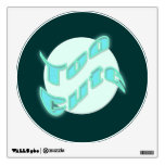 Too Cute turqouise wall decals