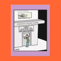 Too Good To Be True - Funny Postcards postcards