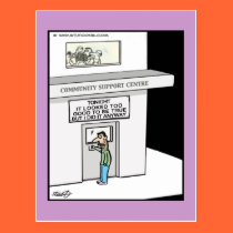 Too Good To Be True - Funny Postcards postcards