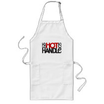too HOT black Apron