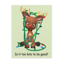 Too Late to Be Good? postcards
