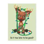 Too Late to Be Good? postcards