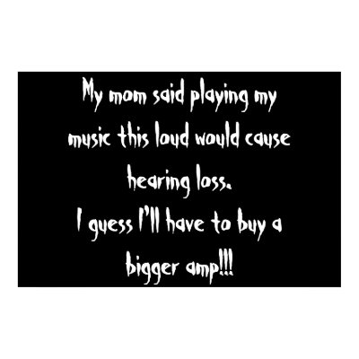 too loud? print by jhmwright