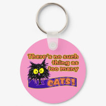 TOO MANY CATS keychains by tuffkittydesigns TOO MANY CATS keychains