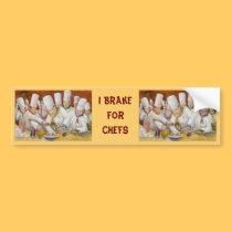 Too Many Cooks In The Kitchen bumper sticker bumper stickers
