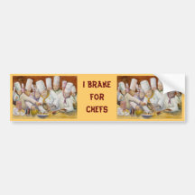 Too Many Cooks In The Kitchen bumper sticker