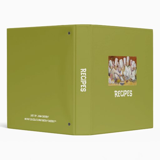 Too Many Cooks In The Kitchen recipe binder