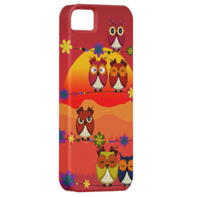 Too Many Cute Owls  Iphone 5 Case