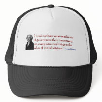 Too Many Parasites - Jefferson Quote Hat
