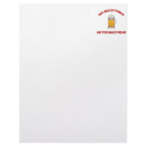 Too Much Head - Beer Letterhead