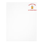 Too Much Head - Beer Letterhead