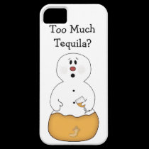 Too Much Tequila Snowman iPhone 5 cover casemate cases